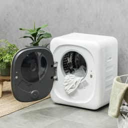 HOMCOM Wasdroger Roestvrij staal, ABS 48L x 40B x 56H cm Wit — thumbnail 3