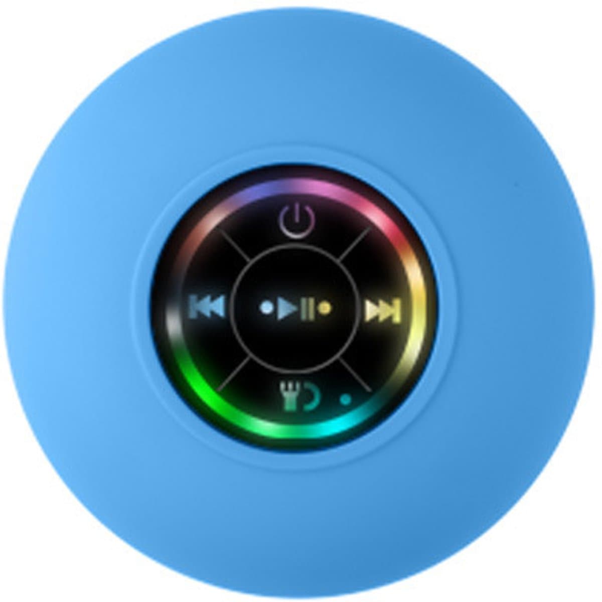 Grote zuignap waterdichte Bluetooth-luidspreker met LED-licht, waterdichte badkamer Bluetooth-luidspreker, draagbare Bluetooth-luidspreker — afbeelding 1