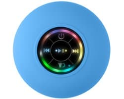 Grote zuignap waterdichte Bluetooth-luidspreker met LED-licht, waterdichte badkamer Bluetooth-luidspreker, draagbare Bluetooth-luidspreker