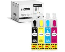 Navulbare 604XL Inktcartridges met Automatische Reset Chips voor XP2200, XP2205, XP3200, XP3205, WF2935, WF2930 en Meer