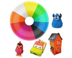 3D-pen Filament 1,75 mm PLA - 10 Kleuren voor Creatieve Projecten