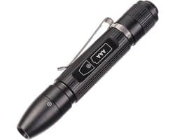 Mini LED zaklamp met clip, multifunctionele stiftlamp voor lezen, reparaties en inspecties