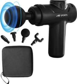 AJ-Sports Mini Massage Gun - Massage Pistool - Massage Apparaat - 4 opzetstukken - Inclusief Koffer - Zwart - Draadloos - Krachtig — thumbnail 1