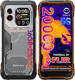 Blackview XPLORE 1 Pro - Robuuste Smartphone - 5G - 36GB RAM - 256GB ROM - 6.78 inch - Robuuste Telefoon - Nachtzicht - Android 15 - NFC - GPS - Oranje — thumbnail 1
