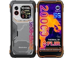 Blackview XPLORE 1 Pro - Robuuste Smartphone - 5G - 36GB RAM - 256GB ROM - 6.78 inch - Robuuste Telefoon - Nachtzicht - Android 15 - NFC - GPS - Oranje