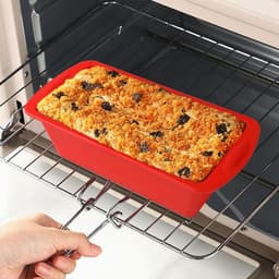 4-delige siliconen broodblikken – Hittebestendige en flexibele cakevormpjes voor oven en airfryer — thumbnail 6