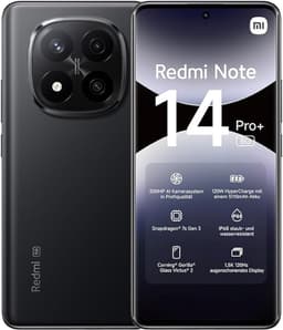 Xiaomi Redmi Note 14 Pro+ - 5G - 12GB/256GB - Midnight Zwart — thumbnail 1