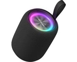 Draagbare Bluetooth Speaker met Krachtig Geluid, RGB Verlichting en IPX6 Waterdicht