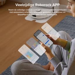 Roborock QV 35A robotstofzuiger - 8000Pa - met dweilfunctie - anti-verstrengeling - Dual Liftable Spinning Mops - Reactive Tech Obstacle Avoidance - Zelfreinigend - 2,7 L stofzak - 4 L watertank - Qrevo Plus/Qrevo upgrade — thumbnail 5