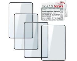 Set van 4 Platte Leesvergrootglazen (3x Vergroting) - Bladwijzer Loep voor Senioren