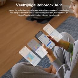 Roborock QV 35A robotstofzuiger - 8000Pa - met dweilfunctie - anti-verstrengeling - Dual Liftable Spinning Mops - Reactive Tech Obstacle Avoidance - Zelfreinigend - 2,7 L stofzak - 4 L watertank - Qrevo Plus/Qrevo upgrade — thumbnail 5