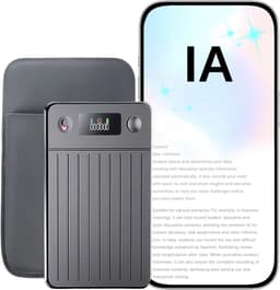 AI Note Taker - Slimme AI Spraakrecorder - AI Voice Recorder 64GB - Transcriptie & Samenvatting in Nederlands & 256 Talen - Dubbele Microfoon - Voor Onderwijs, Vergaderingen & Interviews — thumbnail 1