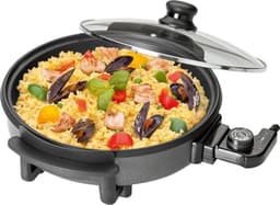 Quvo® Partypan -Airfryer -Hapjespan - makkelijke schoon te maken - diameter 32 cm - Zwart - 40cm x 38cm x 16cm — thumbnail 1