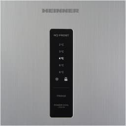 Heinner HF-HM415NFSE++ Koel-vriescombinatie 415 L – Full No Frost – Inverter – Elektronische Bediening met Touch Display – Powercoolfunctie – Zilver – 5 Jaar Garantie — thumbnail 5