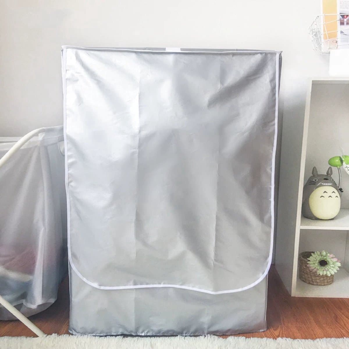 Wasmachinehoes - Stofdicht en waterdicht polyester - Wasmachine-drogerhoes met zilveren coating - voor bovenladers en drogers - Pulsator Wasmachine - M — afbeelding 1