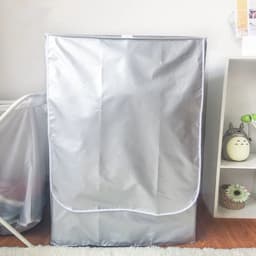 Wasmachinehoes - Stofdicht en waterdicht polyester - Wasmachine-drogerhoes met zilveren coating - voor bovenladers en drogers - Pulsator Wasmachine - M — thumbnail 1
