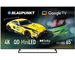Blaupunkt 65MBG7000S – 65 inch 4K UHD QD Mini-LED TV – Google TV – HDR10 – Dolby Audio