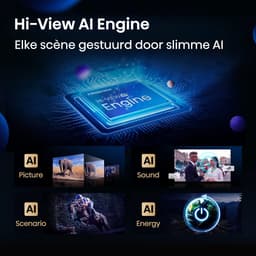 Hisense 75U7Q 75" Mini-LED - 144Hz, 4K, Smart TV, HDR10+ + HLG + Dolby Vision IQ + MEMC — thumbnail 16