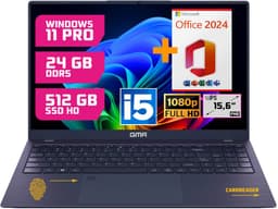 GMR Professional Laptop / 15.6 Inch Full HD Display / Intel Core i5 / 24GB DDR5 RAM / 512GB SSD / Windows 11 Pro & Office 2024 / Perfect voor Zakelijk en Studiegebruik — thumbnail 1