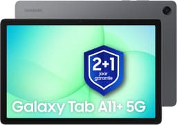 Samsung Galaxy Tab A11 Plus - 5G - 128GB - Gray + 1 jaar extra garantie — thumbnail 2