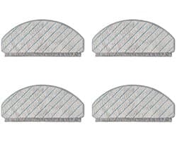 4 Stuks Wasbare Dweildoeken geschikt voor Ecovacs Deebot T10, T10 Plus mop doeken vervanging - Stofzuiger onderdeel - Dweildoeken