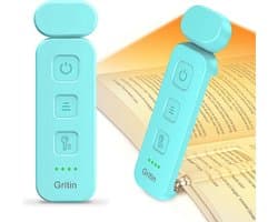 Oplaadbaar Boeklicht met Clip - Oogverzorgende LED Leeslamp met 3 Kleuren en Traploos Dimmen