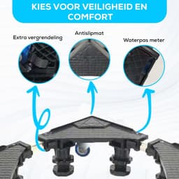 Wasmachine Verhoger - Ombouw - Kast - Zwart — thumbnail 2