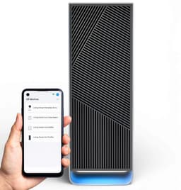 LivingSmart™ LSL200S Luchtreiniger / Air Purifier – HEPA H13 + Koolstoffilter – 230 m³/u – Tot 45 m² – Verwijdert Fijnstof & Geuren — thumbnail 1