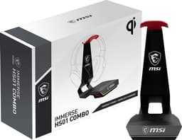 MSI Immerse HS01 Combo Gaming-headsetstandaard - draadloze oplader (QI-gecertificeerd) — thumbnail 1