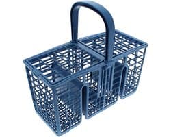 Bestekmand - voor smalle vaatwassers van 45cm breed - 230x105mm - Blauw - geschikt voor Whirlpool