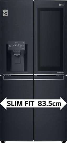 LG GMX844MCKV Amerikaanse Koelkast met InstaView™ Door-in-Door™ - Smal design - 508L inhoud - DoorCooling+™ - Total No Frost - Inverter Linear Compressor — thumbnail 5