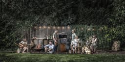 HNYGRLL serie 1 barbecue met cortenstalen zuil en volledig accessoirepakket — thumbnail 5