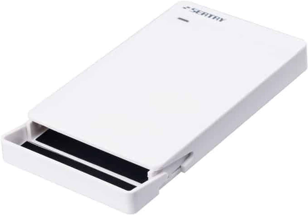 SEATAY HD213 Gereedschapsloze, schroefloze SATA 2,5 inch USB 3.0-interface HDD-behuizing, de maximale ondersteuningscapaciteit: 2 TB (wit) — afbeelding 1