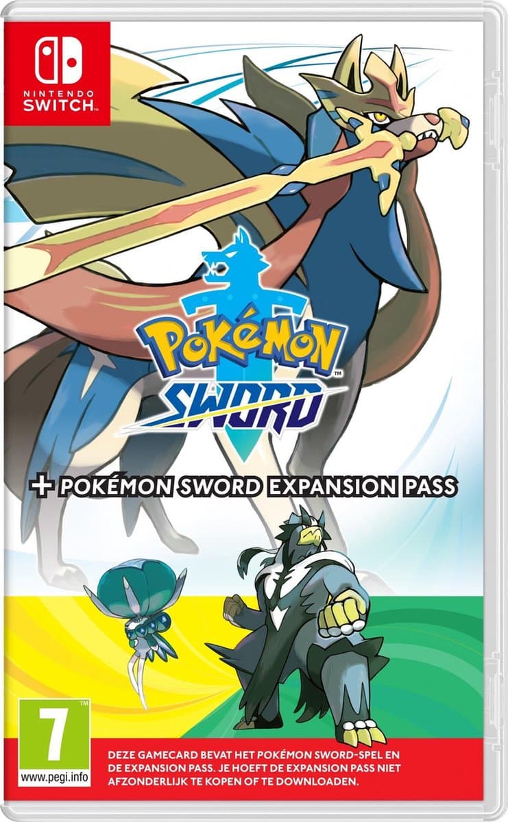 Pokemon Sword + Expansion Pass The Isle Or Armor + The Crown Tundra - Switch — afbeelding 1