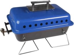 Bruce Tafel Barbecue - 1 Brander - Blauw/Zwart — thumbnail 3