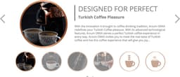 Arzum OKKA Turks Koffiezetapparaat OK001-0100 | Zwart/Koper - 2 kopjes - Aanpasbare temperatuur - Volautomatisch - 710W — thumbnail 4
