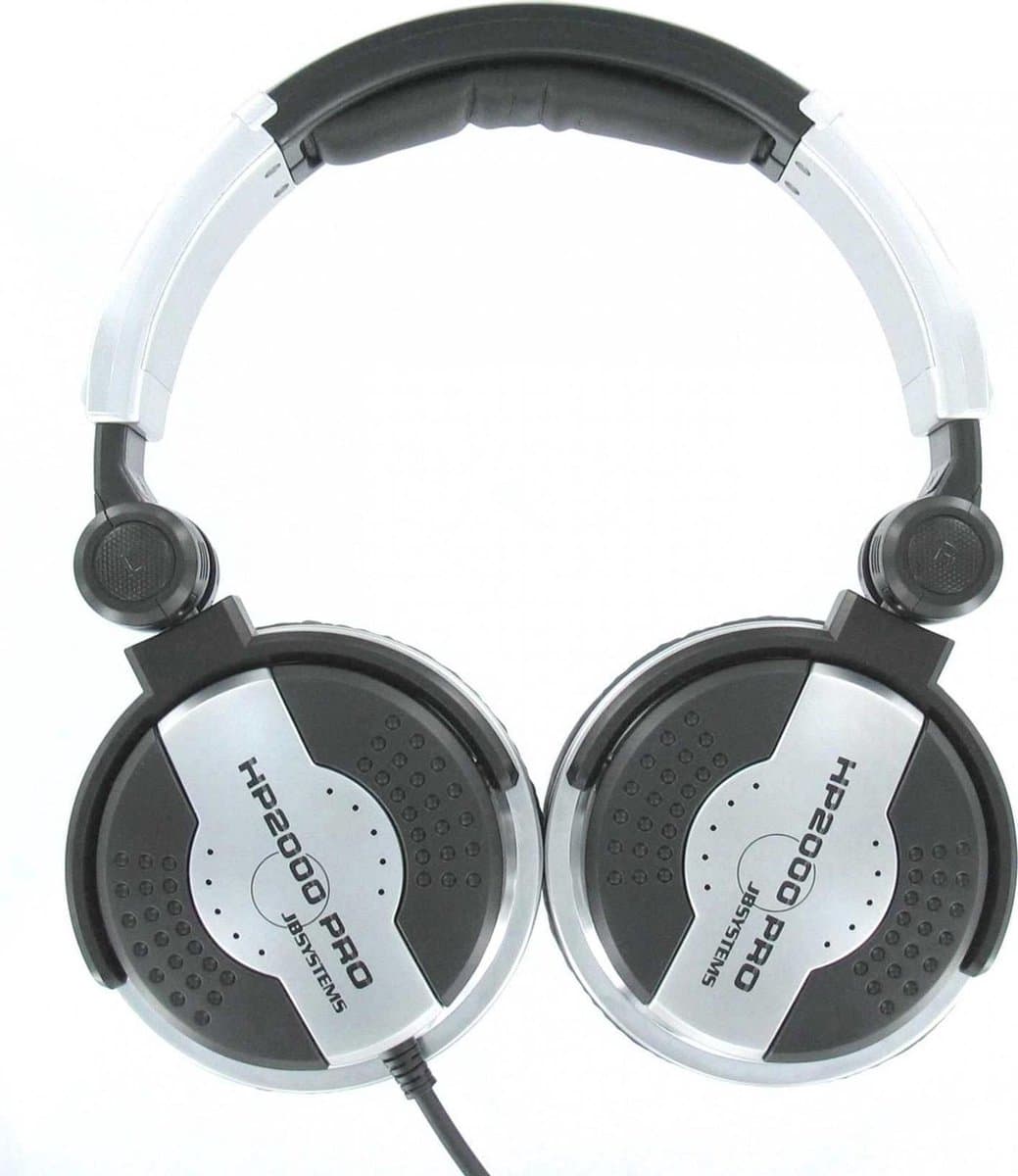JB Systems HP2000 Pro DJ Koptelefoon - Professionele DJ Hoofdtelefoon — afbeelding 1