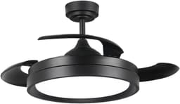 Plafondventilator met LED Verlichting, Stil en Intrekbare Bladen — thumbnail 3