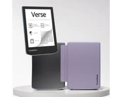 PocketBook Verse - E-reader - Bright Blue - Met Transparant Paars Hoesje - Voordeelbundel