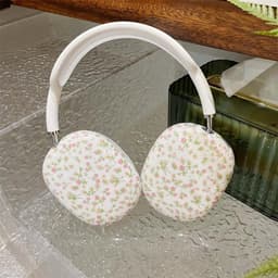Beschermhoes voor AirPods Max - Roze Bloemenpatroon - Schokbestendig Oplaadcassette — thumbnail 2