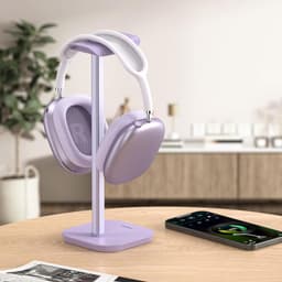Universele Koptelefoonhouder met Zware Basis en Aluminium Stang — thumbnail 4