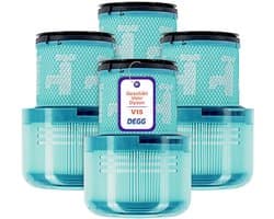 DEGG - HEPA filter geschikt voor Dyson V15 - Wasbaar - Vervangt Dyson V15 filter - Onderdelen - Premium Kwaliteit - 4 STUK(S)