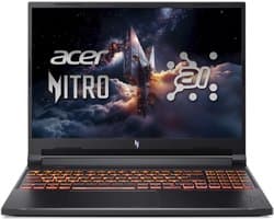 Acer Nitro V 16 AI ANV16-42-R02H - Gaming Laptop - 16 inch 3K 180Hz - AMD Ryzen 7 260 - 16GB - 512GB SSD - RTX 5060 - Verlicht toetsenbord