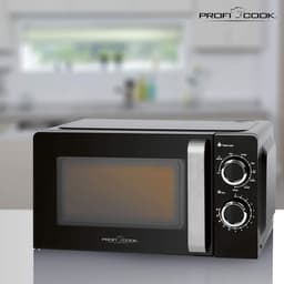 Magnetron met Grillfunctie 17 Liter Inhoud 700W Magnetron 900W Grill Zwart — thumbnail 5