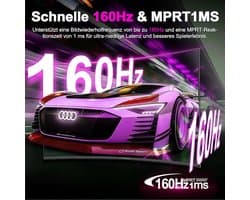 24 inch Full HD Computer Monitor PC Display voor Werk en Gaming