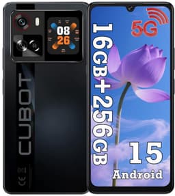 CUBOT X100 Smartphone - 5G - 16GB RAM - 256GB ROM - 5100 mAh - 6.88 inch 120Hz - Android 15 - NFC - OTG - Zwart — thumbnail 1