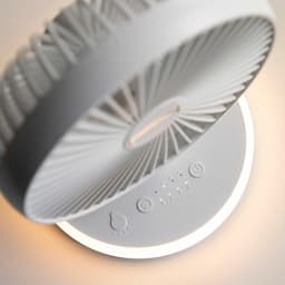 Oplaadbare Mini Ventilator met 4 Snelheden en 3 standen LED-verlichting — thumbnail 3