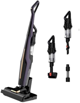 DEERMA P40 ProW Vloerreinigers - 300W/30kPa/50min - 5 in 1 - Stofzuigt en dweilt harde vloeren tegelijkertijd - Draadloze Stofzuiger - Groen licht - Zelfreiniging met water van 70 °C - Paars — thumbnail 1