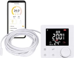 Slimme Wifi Thermostaat voor Waterverwarming - App Bediening & Spraakbesturing — thumbnail 1