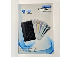 Draadloos Bluetooth Toetsenbord – Oplaadbaar Multi-Device Keyboard met Backlight – Geschikt voor iPad, Tablet, Laptop & Smartphone – Slim & Compact | Wireless Bluetooth Keyboard